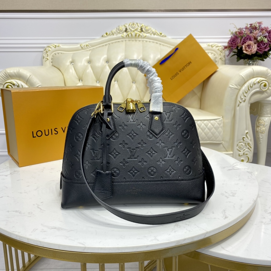 Louis Vuitton ALMA PM Monogram Handbag M44832 Black